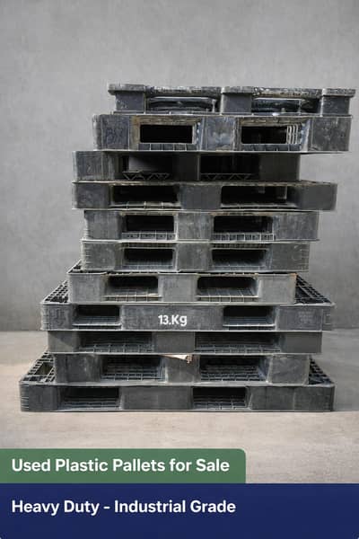 URGENT SALE – 30 Heavy Duty Plastic Pallets – 13kg – Karachi