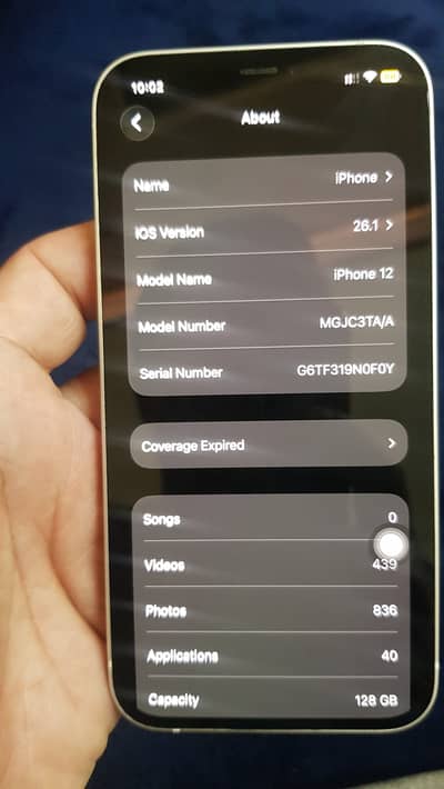 Iphone 12 PTA approved 100 health