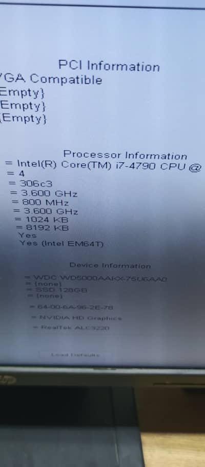2GB GRAPHIC gt 730  8GB RAM I7 4790