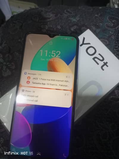 Vivo y02t in Good condition 128gb wd Box
