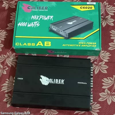 4Ch Caliber Amplifier Speaker Woofer Mp3 Player Supported Power Amp