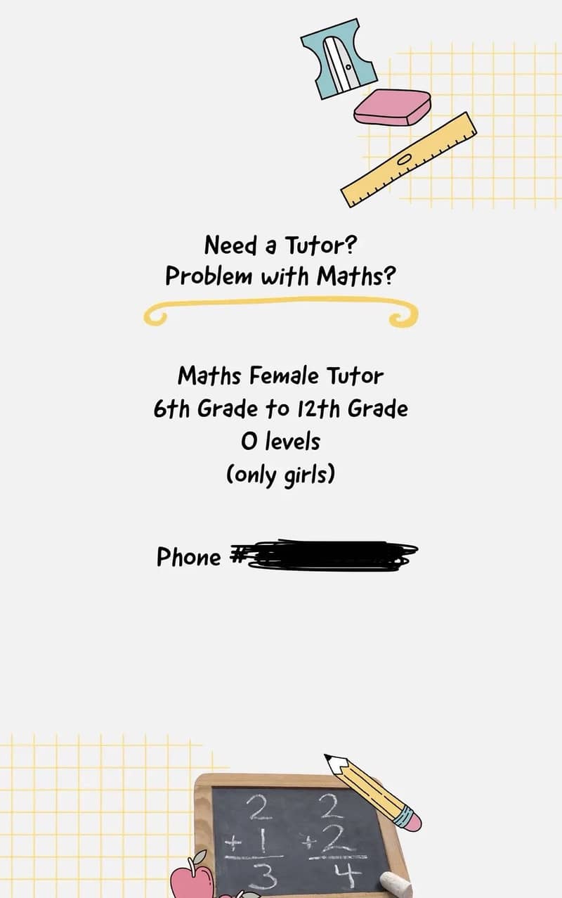 Maths tutor 0