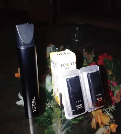 XFEEL POD Full Kit - 3 Extra Coils + Tokyo Iced Flavor (Complete Deal)