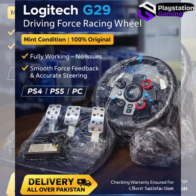 LOGITECH G29  USED IN MINT CONDITION