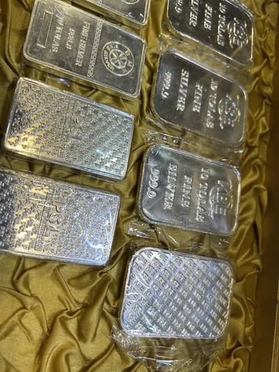 Silver Dubai Certified 1kg bar