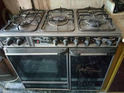 5 Burner Gas Range + Oven – Heavy Quality – Best for Home