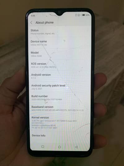 Infinix Hot 8 lite