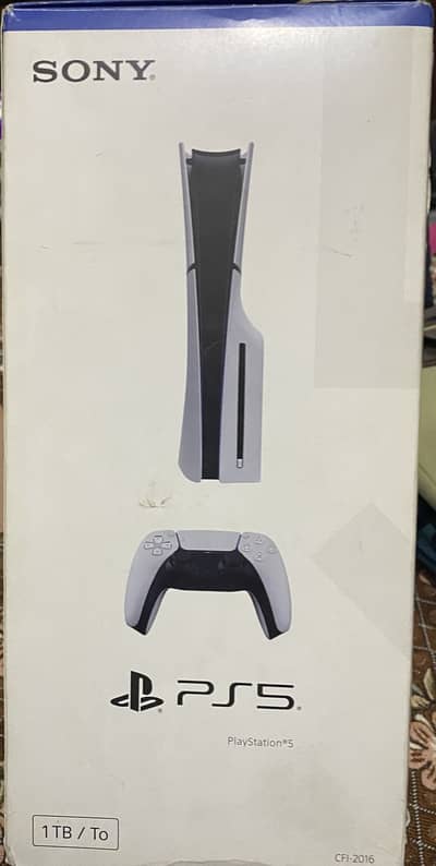 Sony PS5 slim disk addition 1TB with Original Controller and tekken 8