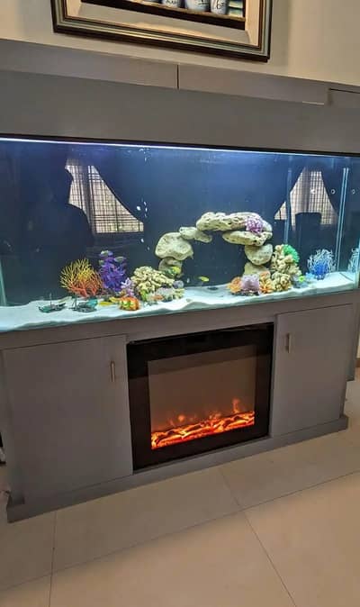 Electric Fireplace Lahore | Wall Mount LED Fireplace