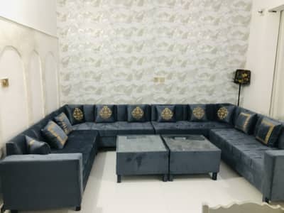 2 L shaped sofa