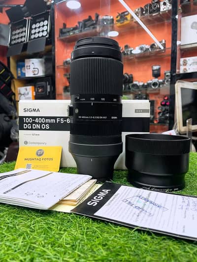 sigma 100-400 DG DN OS for Sony (Mint Condition - Scratchless Optics)