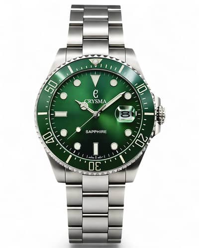 Crysma Submarine Stainless Steel Waterproof Watch Style Luxury Fashion