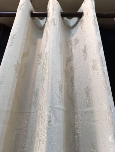 2 curtains Jacquard febric