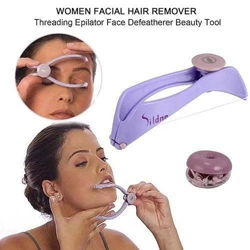 Slidne Hair Threading Kit – Painless Facial Hair Remover for Women
