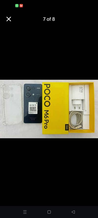 Poco M6 pro mobile good condition bikul okay
