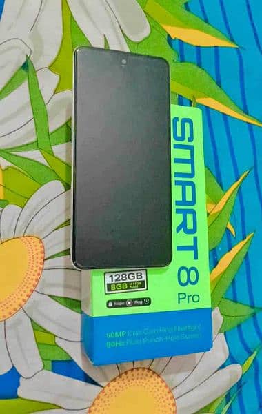 infinix Smart 8pro 6GB RAM 128GB Memory 0325/7593/127