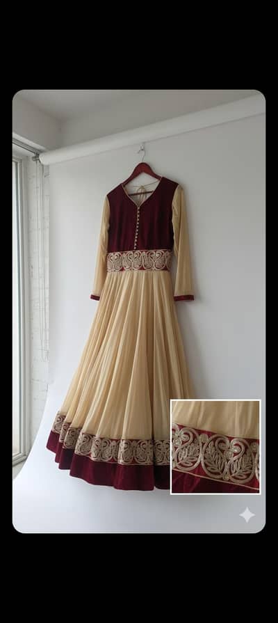 Yellow Embellished Maxi