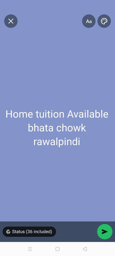Home tuition Available