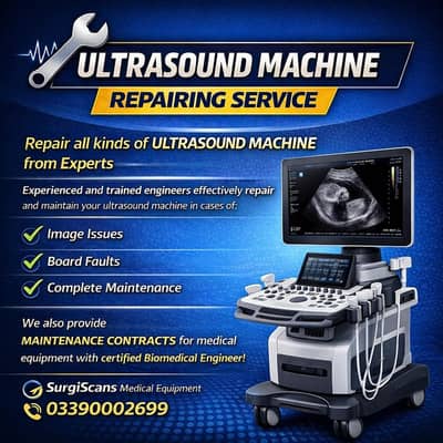 All types of ultrasound machines repairing 03390002699
