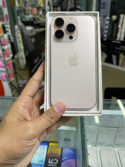 iphone 16 pro 128gb desert with box