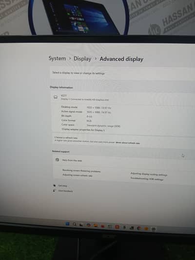 27″ Inch Acer 75Hz Borderless IPS Full HD Monitor, FreeSync, Speakers