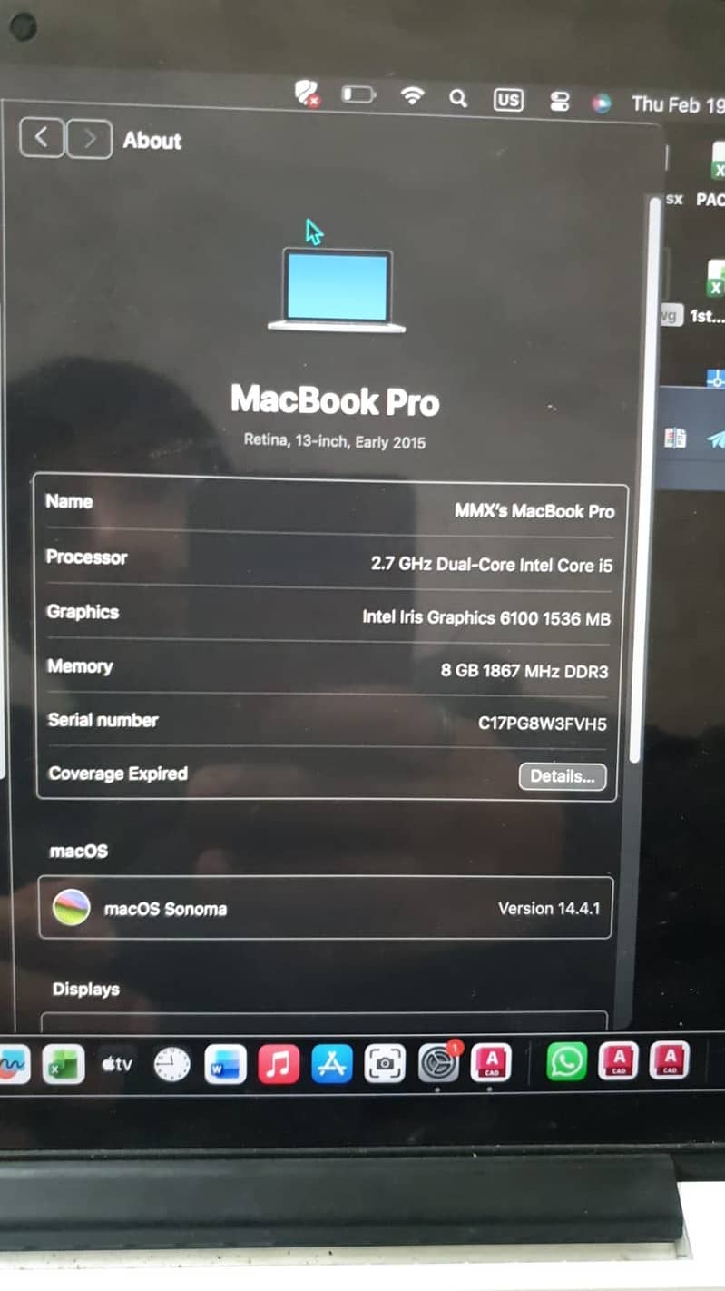 Macbook pro 1