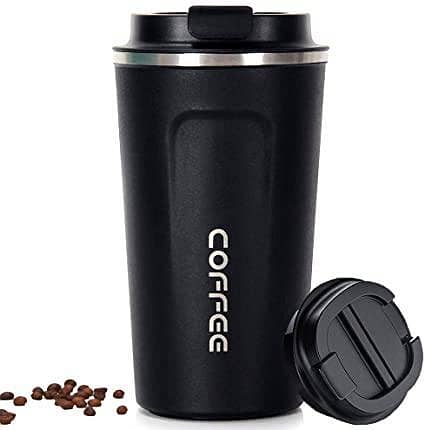 510ml Stainless Steel Travel Coffee Mug – Insulated Tumbler with Leak-Proof Lid for Hot & Cold Drinks