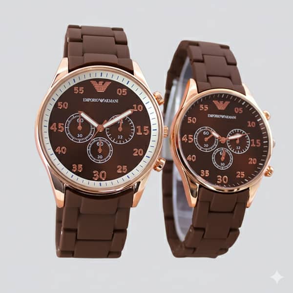 Couple Watch Set for Men & Women – King & Queen Analog Wrist Watches, Ideal Gift Choice