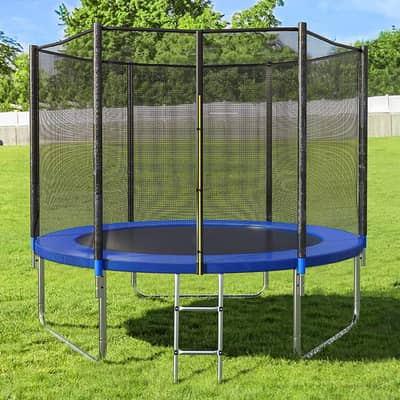 8 Feet Trampoline with Enclosure Safety Net