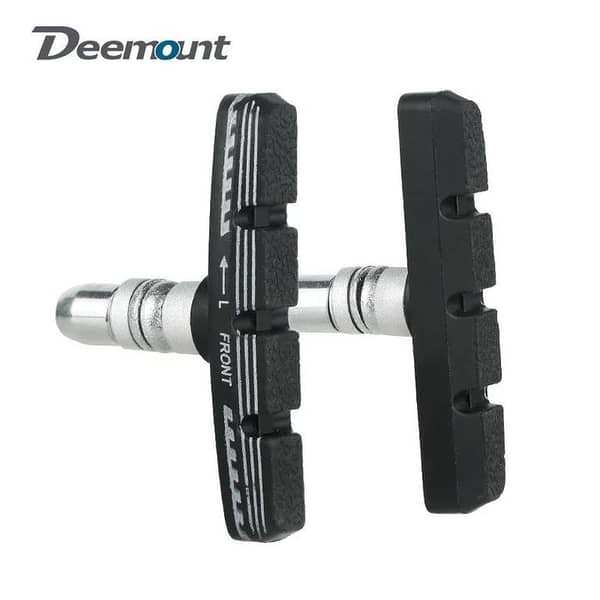 Deemount Quality V-Brake Pads for MTB 70mm Threaded Post, Low-Noise All-Weather Shoes for Linear Pull Brakes