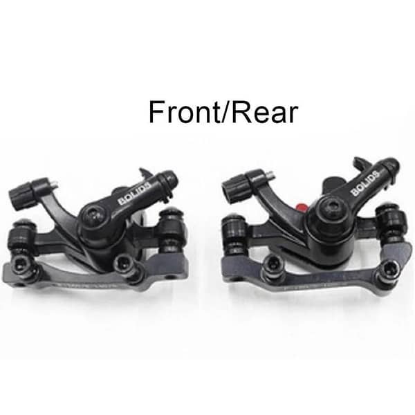 Front and Rear Bicycle Disc Brake Caliper Set (Mechanical) for Mountain Bikes