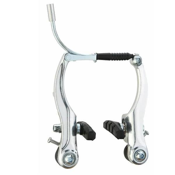 MTB Mountain Bike V-Brake Caliper, Aluminum Alloy, 110mm Arm, 55–70mm Pad Range, Black