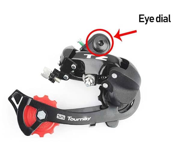 TZ-50 Mountain Bike Rear Derailleur, Eye Dial, 6-7 Speed Transmission for MTB
