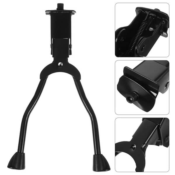 1pc Double Leg Holder Bike Kickstand Parking Rack