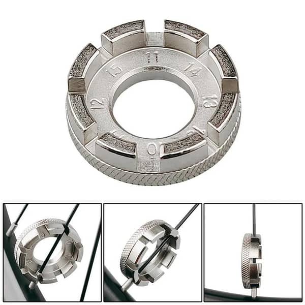 Precise Size 8 Chrome Molybdenum Steel Spoke Wrench for Wheel Set and Wire Adjustment