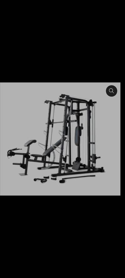 03335401216 Functional trainer cable cross over Smith squat bench gym