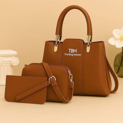 women's Rexine Plane Handbag Set