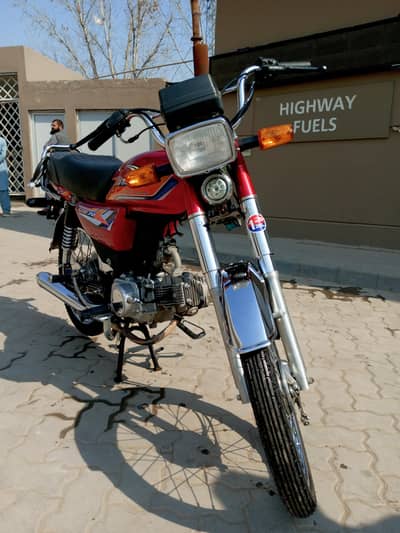 United Us 70cc Red colour 2025 model Un registered.