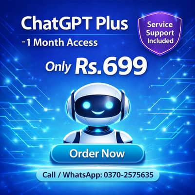ChatGpt plus plan and also other plans available