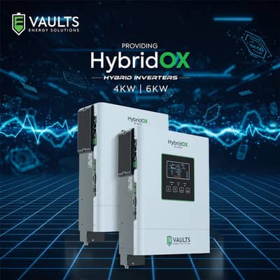 Vaults 4kW 5000PV Hybrid Solar Inverter IP21 – Pure Sine Wave