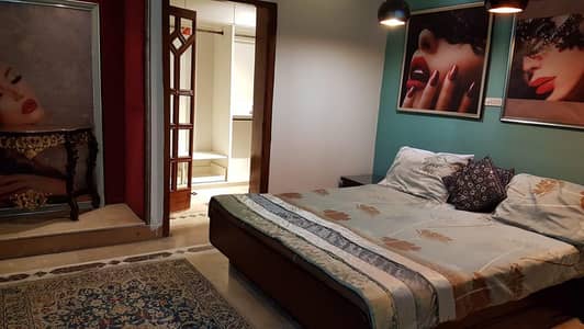 Furnished 1 Bedroom Anexi For Rent In Main Cantt Drawing Dining Tv Lounge Prime Location Of Cantt Tiles Floor Just Like Brand New