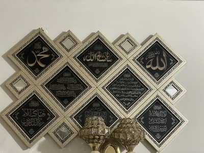 New Silver gold Calligraphy handmade