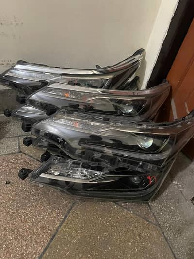 Corolla and Yaris Head Lights/Back Lights/Bonnet/Diggi/Bumpers/Grill