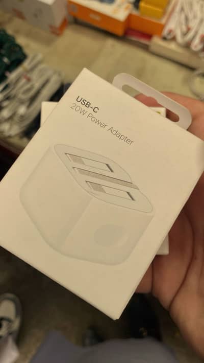 iPhone original charger and adapter 20watt