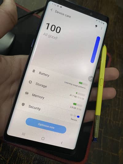 512gb / 8gb  non PTA samsung note 9  miner shade