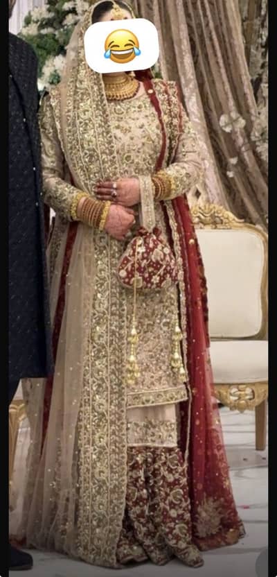 Beautiful Red Barat Dress For Sale