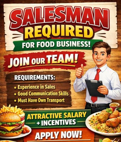 Salesman For a Food Busienss