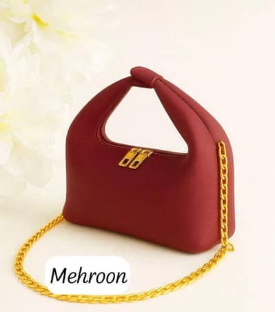 women's Leather plan Shoulder Bag