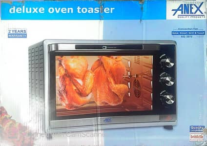  ANEX Deluxe Oven Toaster AG-3072 – Brand New Condition 