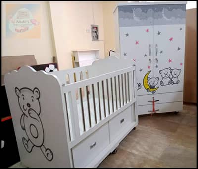 Kids Bed with wardrobe